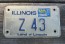 Illinois Motorcycle Land of Lincoln License Plate 1987 LOW NUMBER