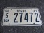 South Carolina 5 Ton Truck License Plate 1967