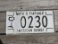American Samoa Islands License Plate United States 1988