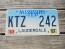 Mississippi Blue White Blue License Plate 1997