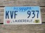 Mississippi Blue White Blue License Plate 1997