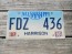 Mississippi Blue White Blue License Plate 1998