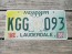 Mississippi Large Yellow Magnolia License Plate 1998