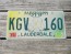 Mississippi Large Yellow Magnolia License Plate 2000