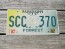 Mississippi Large Yellow Magnolia License Plate 2002