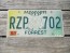 Mississippi Large Yellow Magnolia License Plate 2003