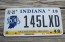 Indiana Bicentennial License Plate 2016