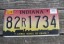 Indiana Amber Waves of Grain License Plate 1997