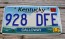 Kentucky Cloud License Plate 2001 Boone County 