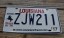 Louisiana Battle of New Orleans License Plate 2017 Bicentennial 1815 - 2015 