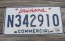 Louisiana Commercial License Plate 2015