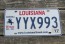 Louisiana Battle of New Orleans License Plate 2017 Bicentennial 1815 - 2015 