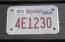 Oklahoma Motorcycle License Plate 2011