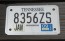 Tennessee Motorcycle License Plate 2009