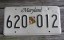 Maryland Sheild License Plate 