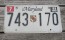 Maryland Shield License Plate 1988