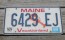 Maine Lobster License Plate 1999