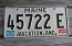 Maine Vacationland License Plate 1984