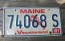 Maine Lobster License Plate Vacationland 1991