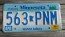 Minnesota Explore Minnesota 10,000 Lakes License Plate 1998