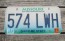 Missouri River License Plate 2001 Show Me State
