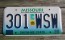 Missouri River License Plate 2005 Show Me State