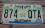 Mississippi Green Magnolia License Plate 2005