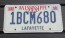 Mississippi Red White Blue License Plate 1990