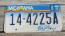 Montana Big Sky Blue License Plate Embossed 1992