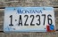 Montana Big Sky Mountains License Plate 2004