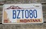 Montana Centennial License Plate