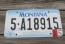 Montana Big Sky Country State License Plate 2002