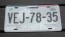 Mexico San Luis Potosi License Plate VEJ 78 35