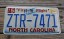 North Carolina License Plate First In Flight 2011