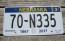 Nebraska 150 Years License Plate 2019