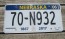 Nebraska 150 Years License Plate 2019