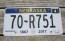 Nebraska 150 Years License Plate 2019