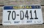 Nebraska 150 Years License Plate 2019