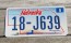 Nebraska Covered Wagon License Plate 2006