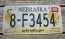 Nebraska Meadowlark License Plate Wren Bird 2015