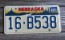 Nebraska City Scene Sunset  License Plate 1996
