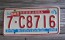Nebraska Bicentennial License Plate 1984
