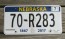 Nebraska 150 Years License Plate 2018