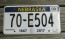 Nebraska 150 Years License Plate 2018