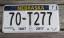 Nebraska 150 Years License Plate 2018