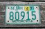 New Hampshire Motorcycle License Plate Old Man of The Mountain 1991