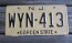 New Jersey Garden State Tan License Plate 1970's