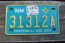 New Mexico Motorcycle License Plate Turquoise Centennial 2018