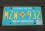 New Mexico Centennial License Plate 2015 Land Of Enchantment 1912 -2012