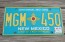 New Mexico Centennial License Plate 2016 Land Of Enchantment 1912 -2012 MGM 450